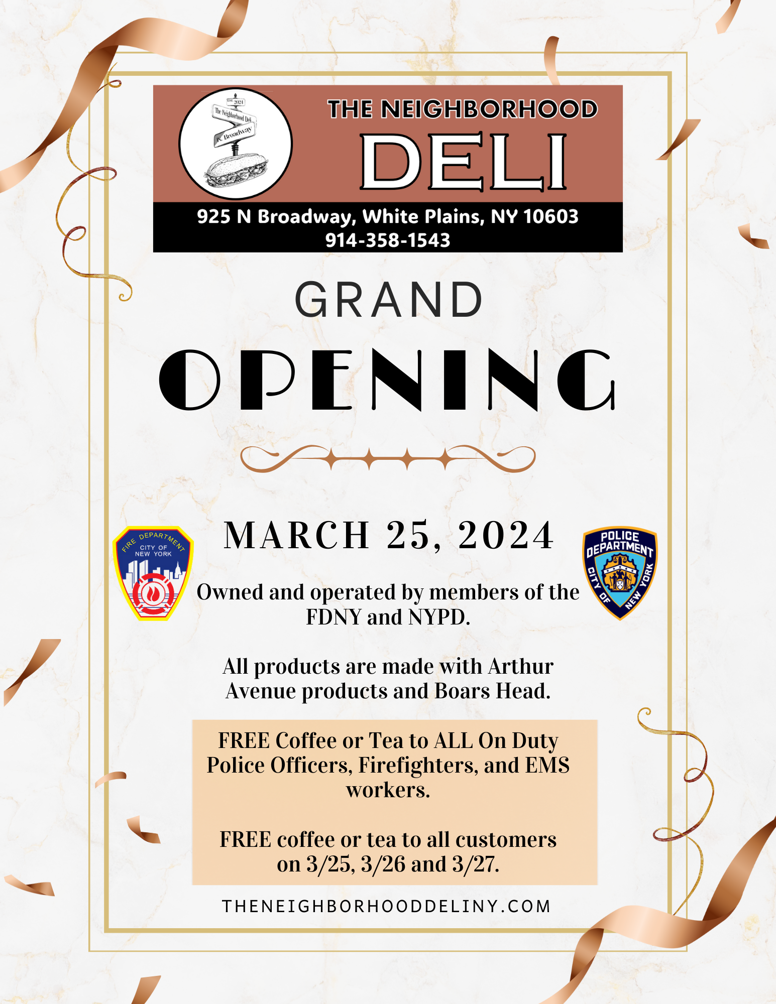 Neighborhood Deli Grand Opening 2024